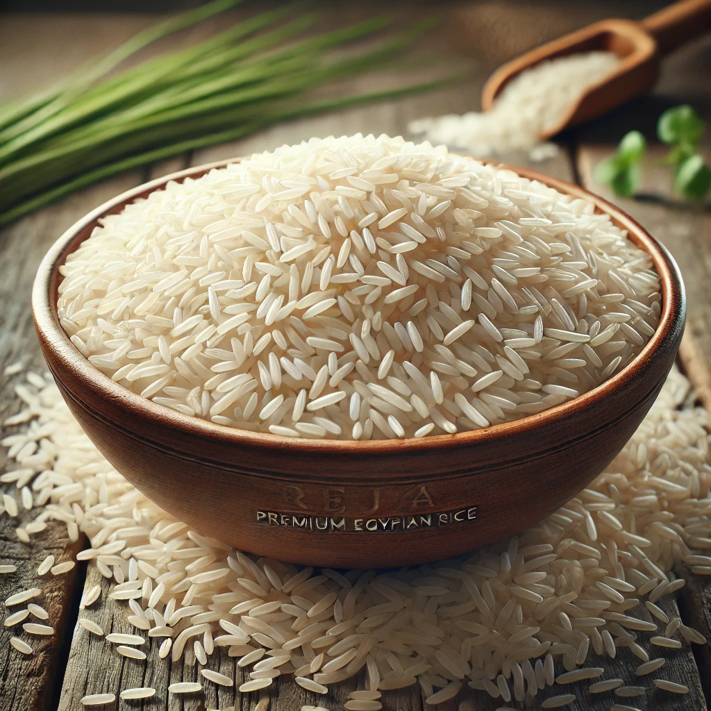 Beautifully arranged bowl of Deja Premium Egyptian Rice, cooked and fluffy. wholesale rice price