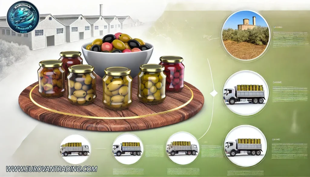 Olive Processing and Production - High-Quality Olive Manufacturing