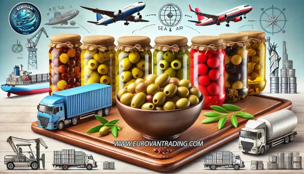 Olives Export from Egypt with Eurovan Trading