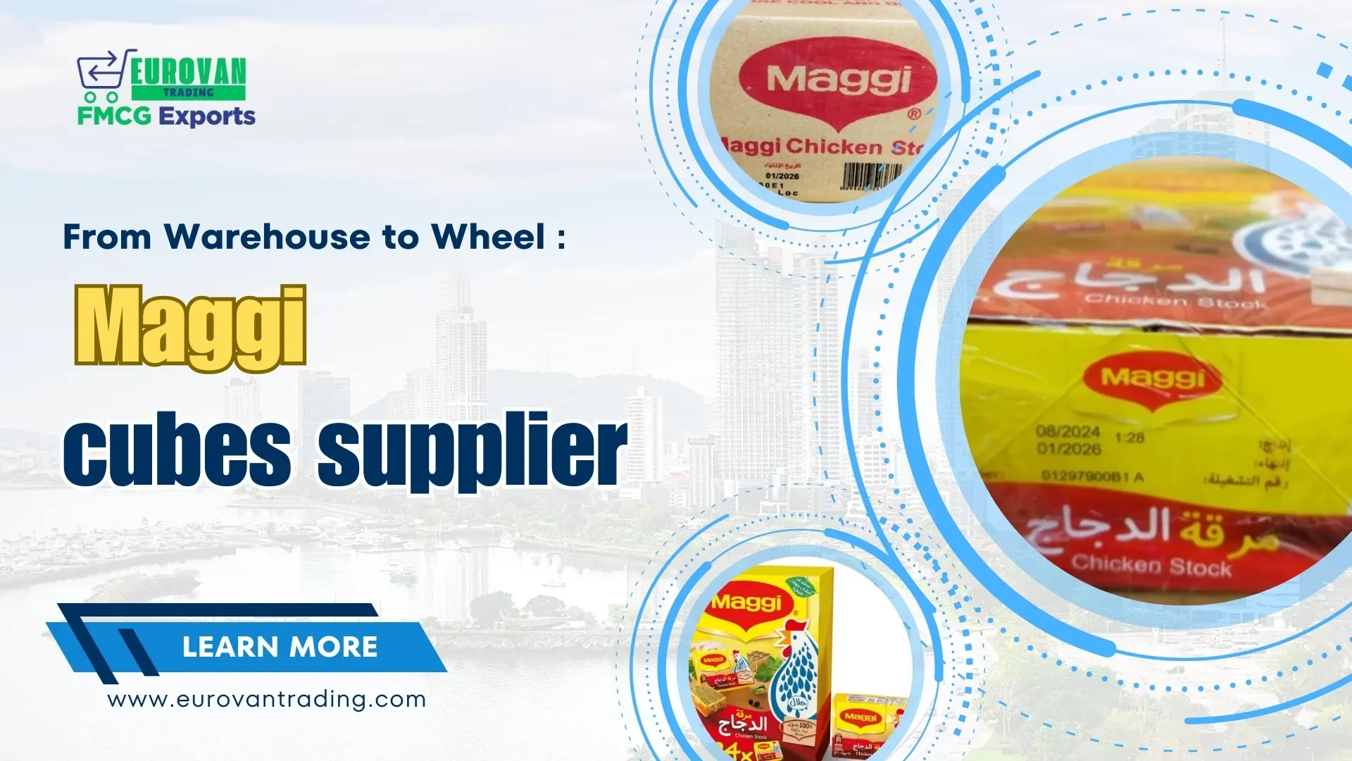 Maggi Chicken Cubes Supplier: Eurovan Trading - Your Premier Export Partner from Egypt