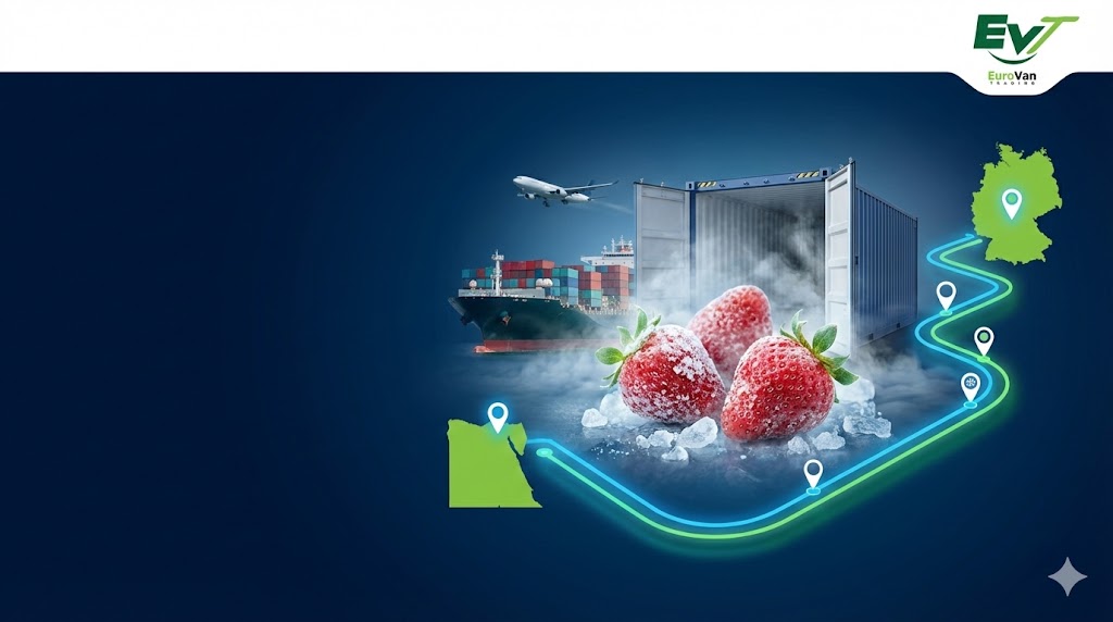 اكتشف السر! كيف تضاعف أرباحك بتصدير الفراولة المجمدة من مصر إلى ألمانيا؟ (دليل 2026 الحصري)