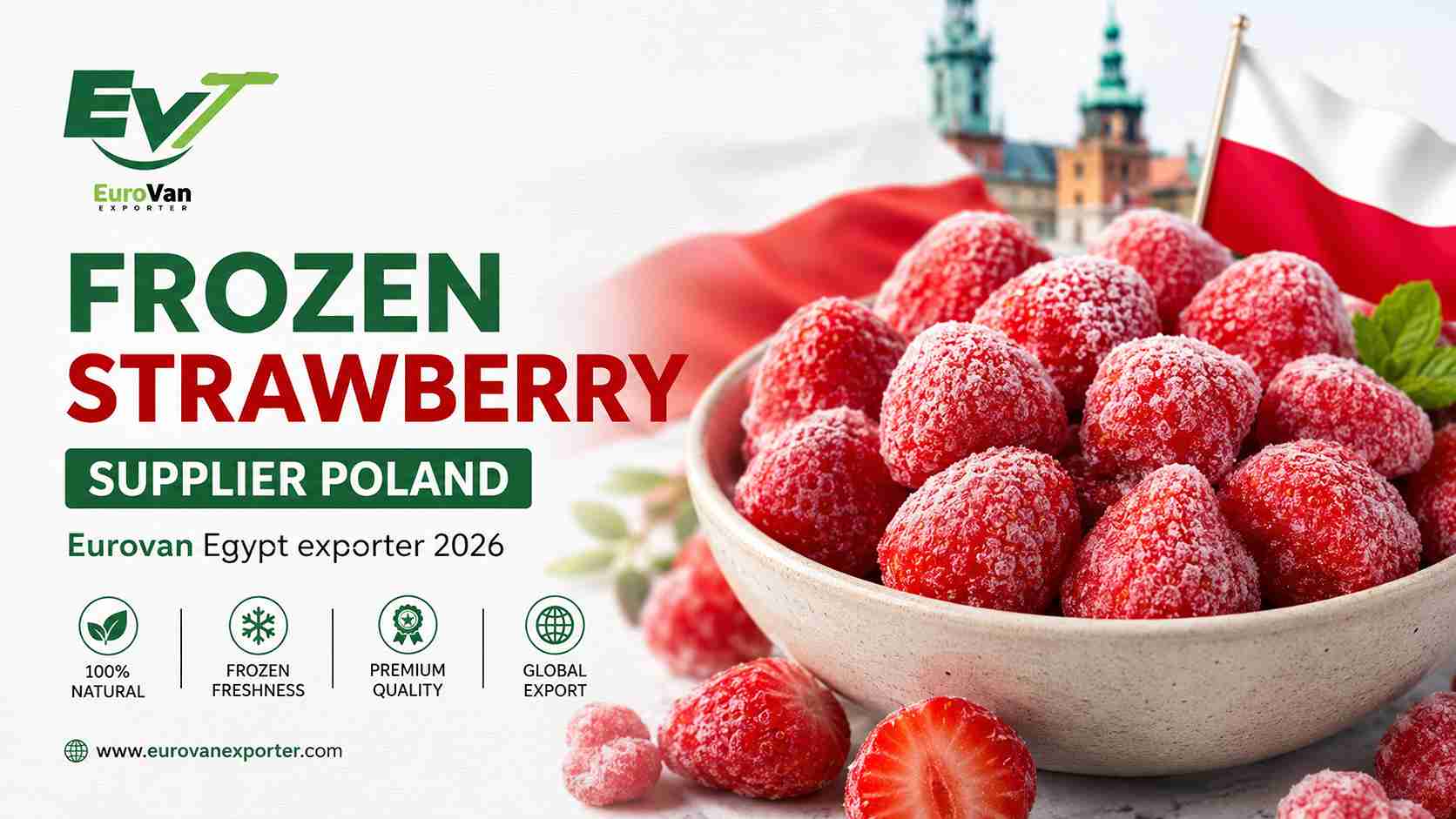 Frozen Strawberry Supplier Poland
