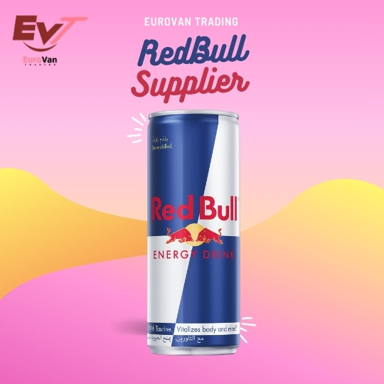 Red Bull Supplier Eurovan Trading Bulk Supply for GCC & India