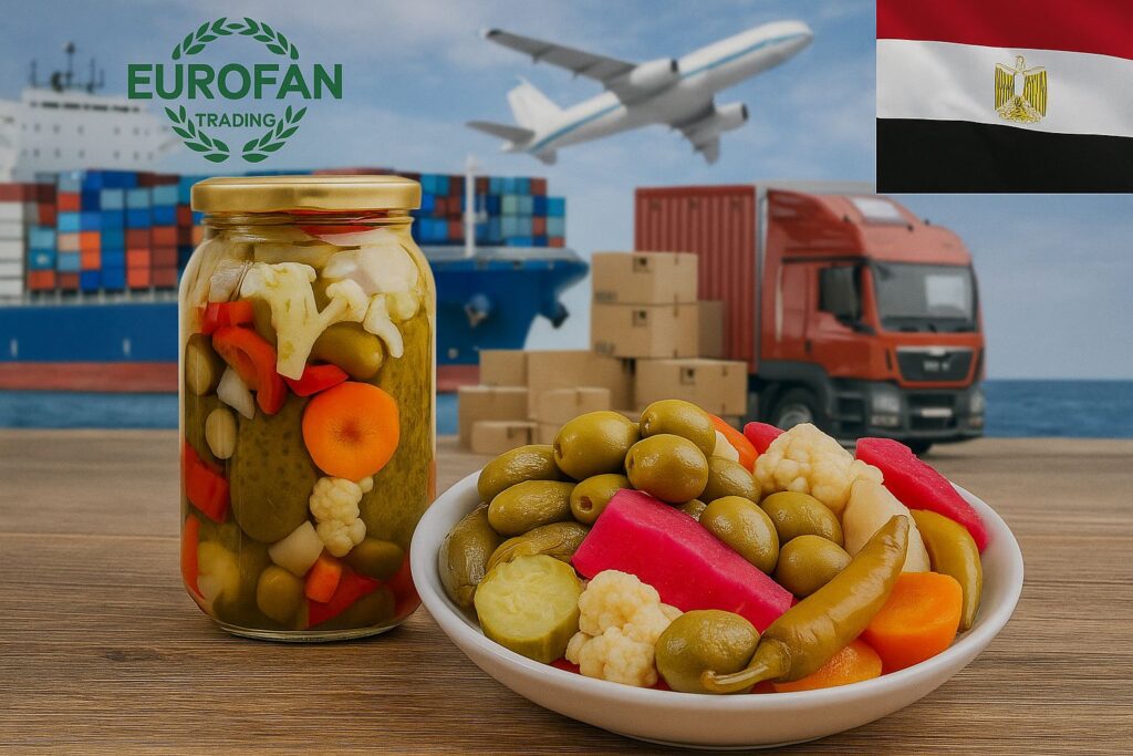 خدمات التصدير .و توريد الشاملة من مصنعنا للمخللات إلى ميناء العميل