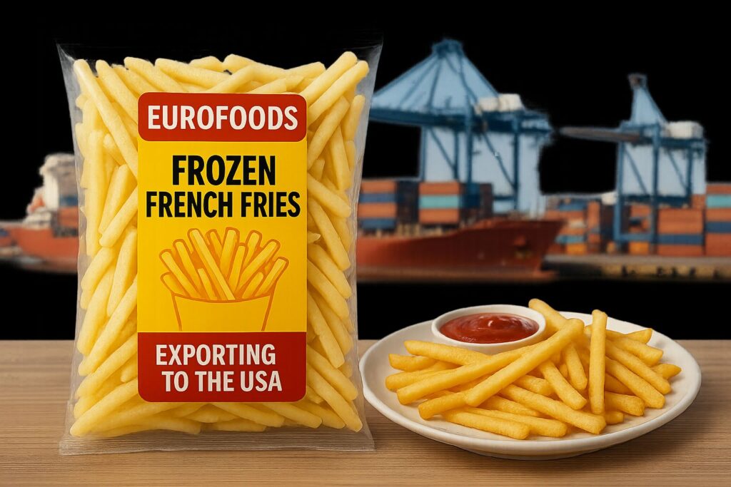 Frozen French Fries Export from Egypt to Texas