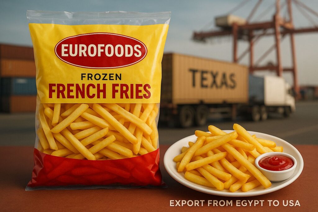 Premium Frozen French Fries Supplier From Egypt to Your Doorstep in Texas E
