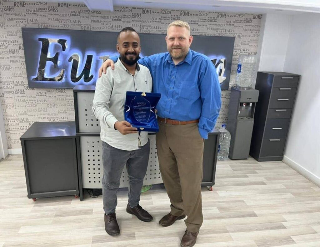 eurovan trading Eng.Mohsen Hbeb With Mr.Darrell Lock (1)