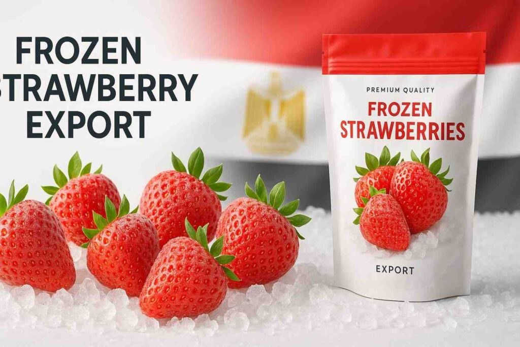 Premium frozen strawberry supplier from Egypt - IQF export worldwide