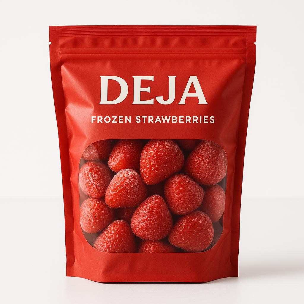 DEJA brand frozen strawberries - Egyptian premium IQF quality