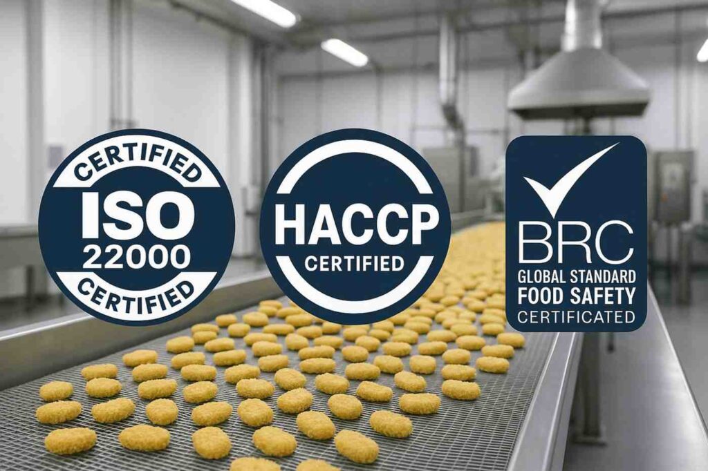 quality_certificate شهادات الجودة الدولية ISO HACCP BRC لمورد البطاطس المجمدة