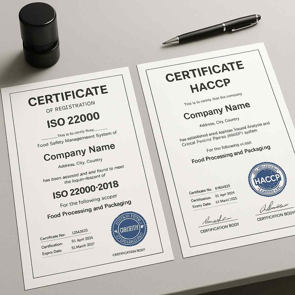 الجودة الموثقة شهادات عالمية تضمن تميز مورد بطاطس نص مقلية في مصر يوروفان