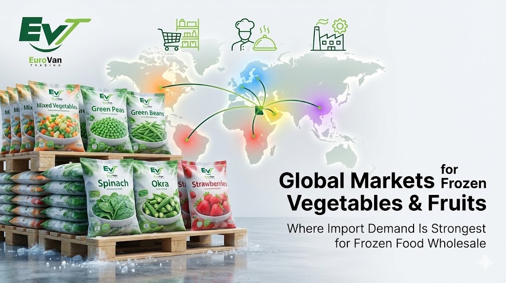 5️⃣ 🌍 Global Markets Top Importers of Frozen Vegetables & Fruits