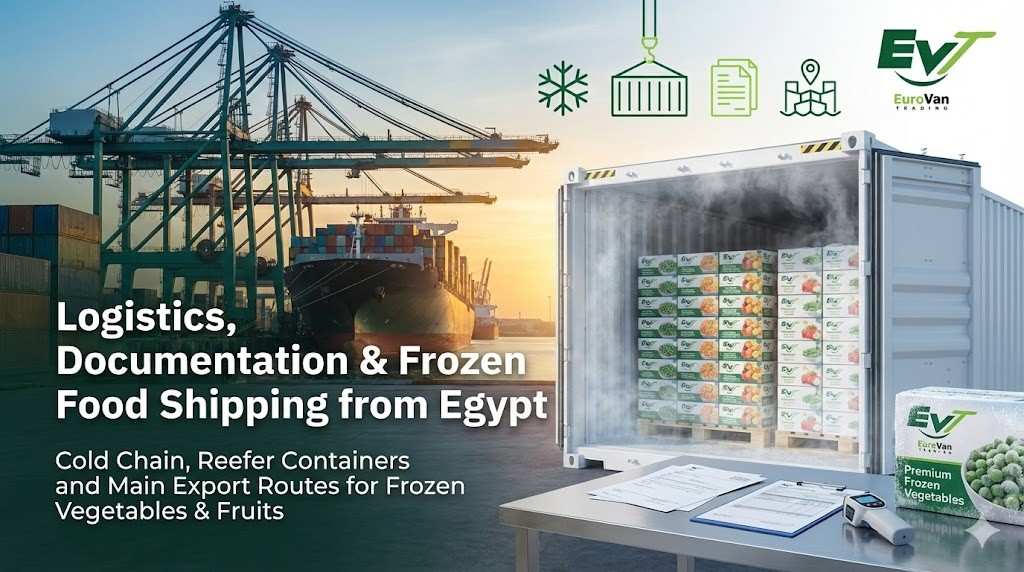 Logistics, Documentation & frozen food wholesale Shipping from Egypt