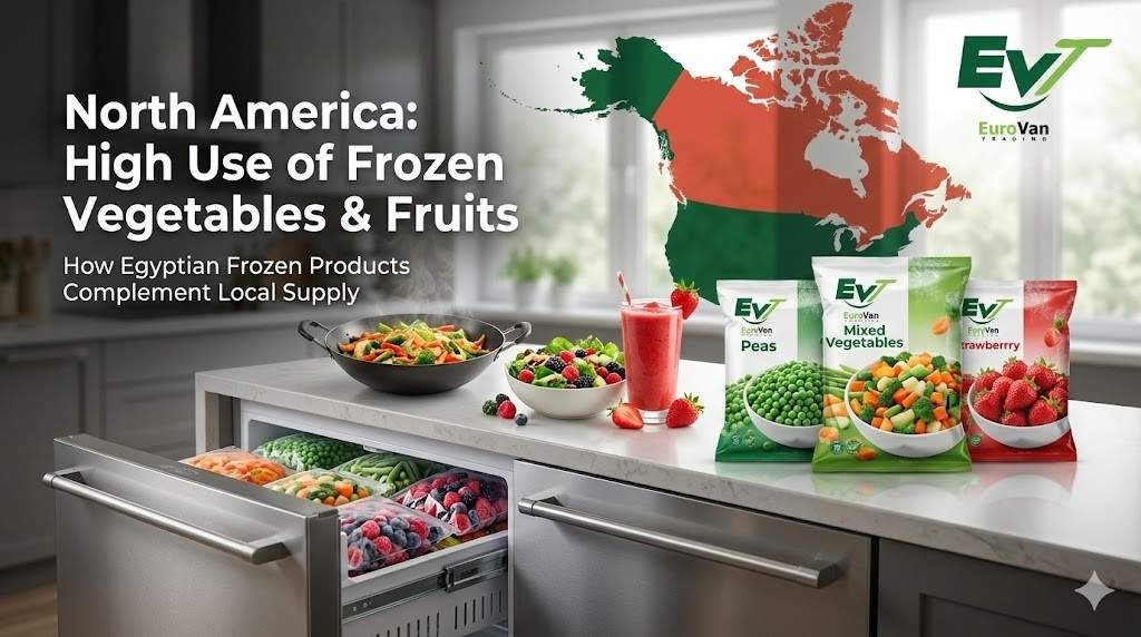 North America Strong in frozen fruits and vegetables