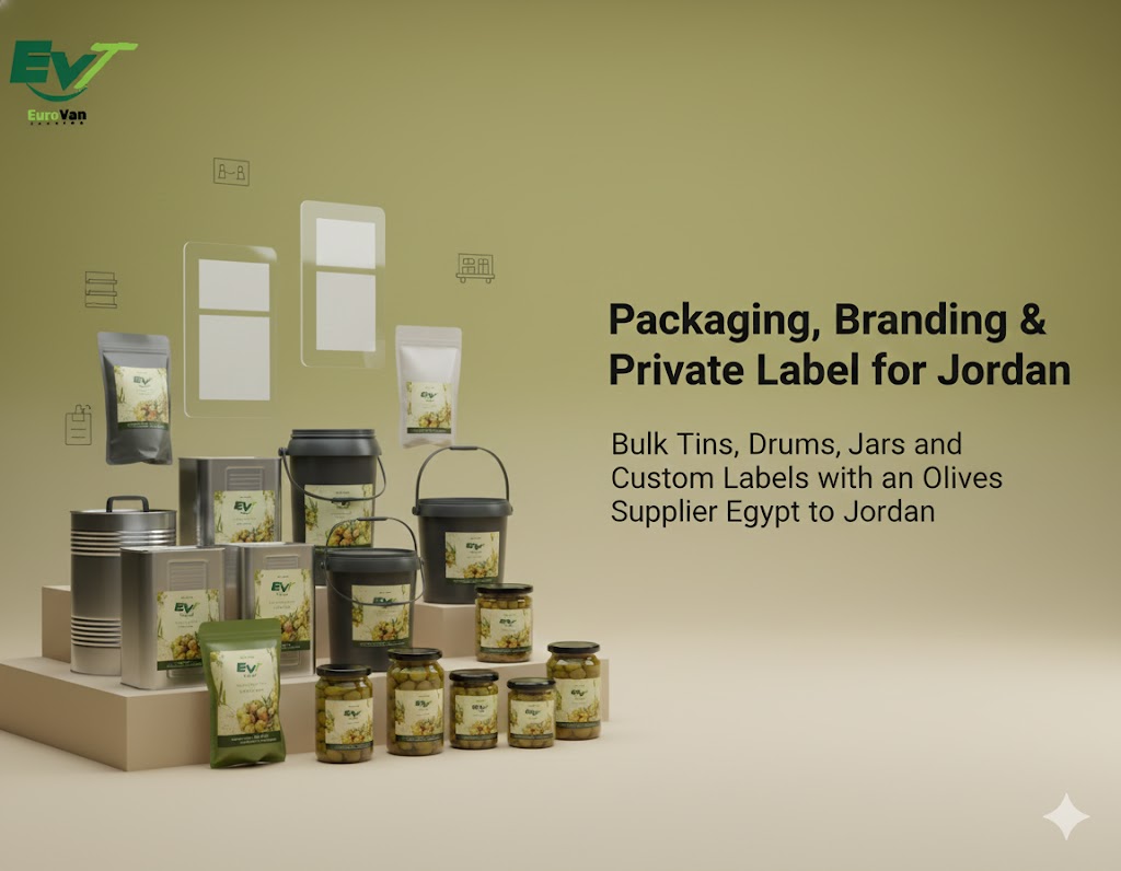 Packaging, Branding & Private Label with an Olives to Jordan
