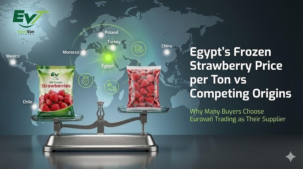 Egypt’s Frozen Strawberry Prices vs. Competing Origins