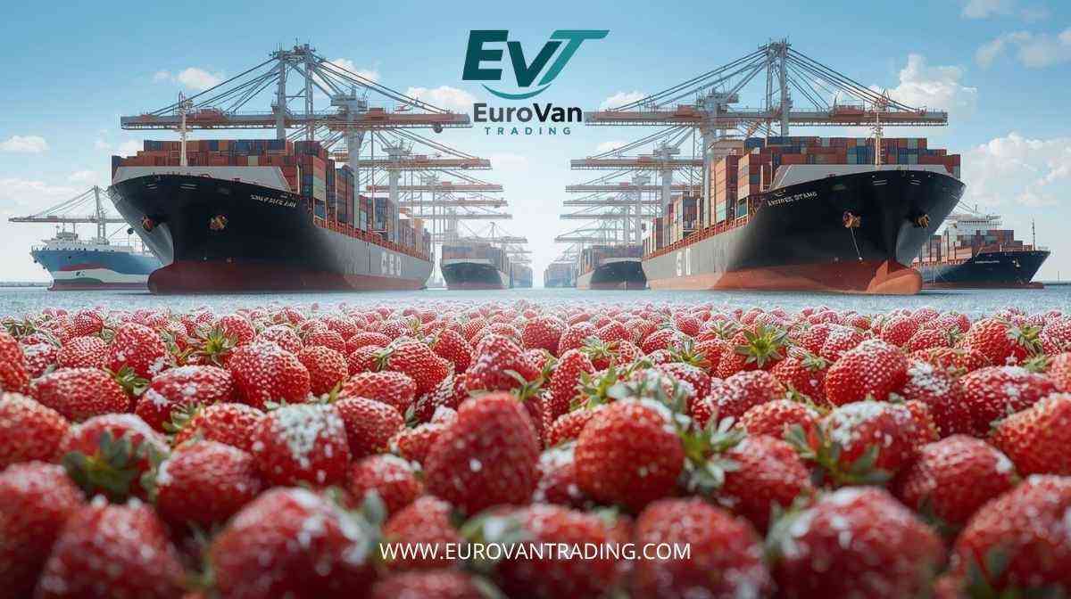 شركة توريد فراولة مجمدة للسعودية يوروڤان تريدنج أفضل مورد فراولة مجمدة للسعودية
