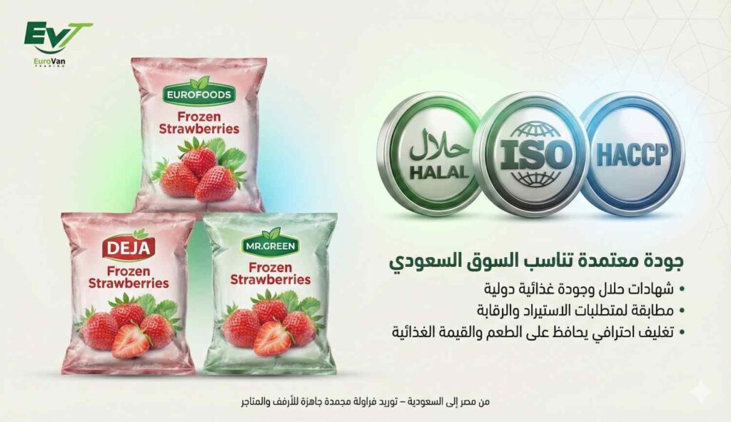 ⭐ نظرة على سوق الفراولة المجمدة في السعودية