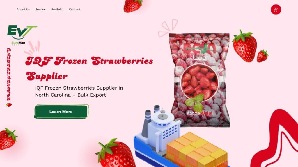 IQF Frozen Strawberries Supplier in North Carolina – FDA Ready